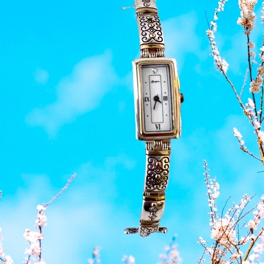 Brighton Aspen Watch with Toggle Closure beautiful Silver coated watches